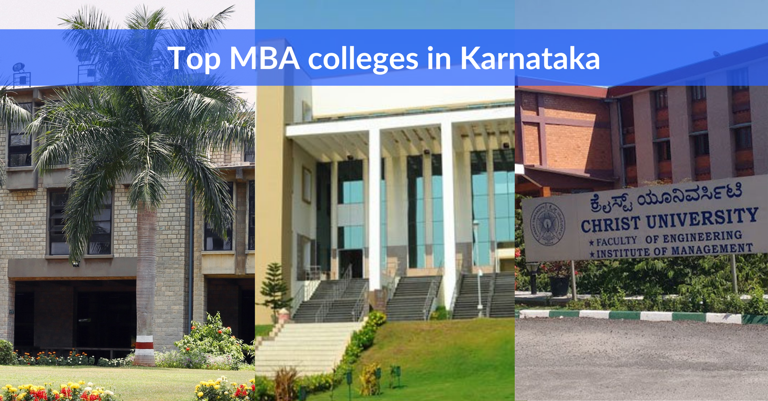 Top MBA colleges in Karnataka